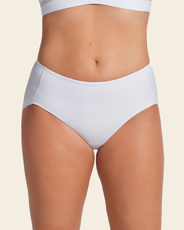 Simply seamless mid-rise sculpting brief#color_000-white