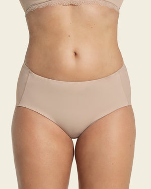 Simply seamless mid-rise sculpting brief#color_802-nude