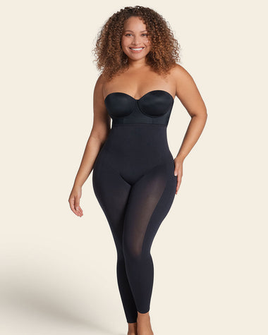 Invisible butt lifter full-leg body shaper#color_700-black