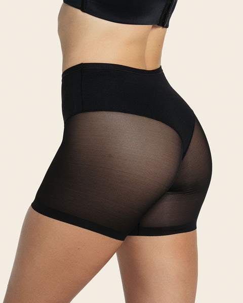 Truly undetectable sheer shaper short#color_700-black