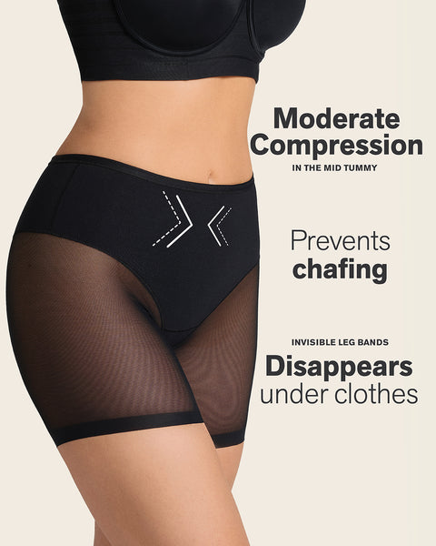 Truly undetectable sheer shaper short#color_700-black