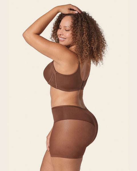 Truly undetectable sheer shaper short#color_875-dark-brown