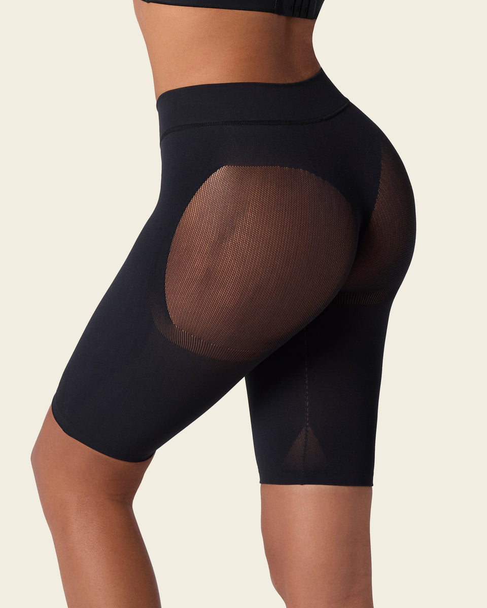 Well-rounded invisible butt lifter shaper short