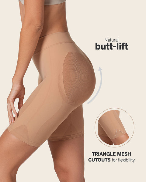 Well-rounded invisible butt lifter shaper short#color_852-soft-natural