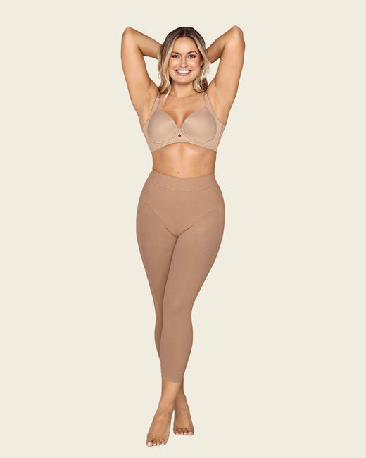 Invisible high-waisted capri shaper#color_087-natural