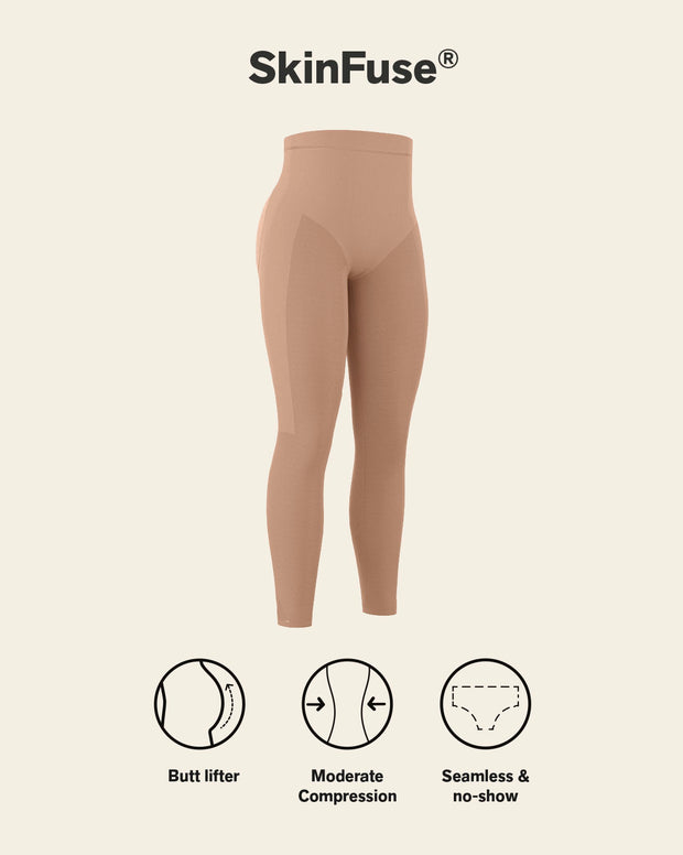 Invisible high-waisted capri shaper