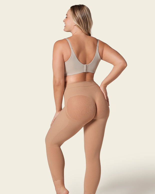 Invisible high-waisted capri shaper