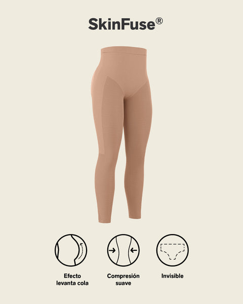 Invisible high-waisted capri shaper#color_087-natural