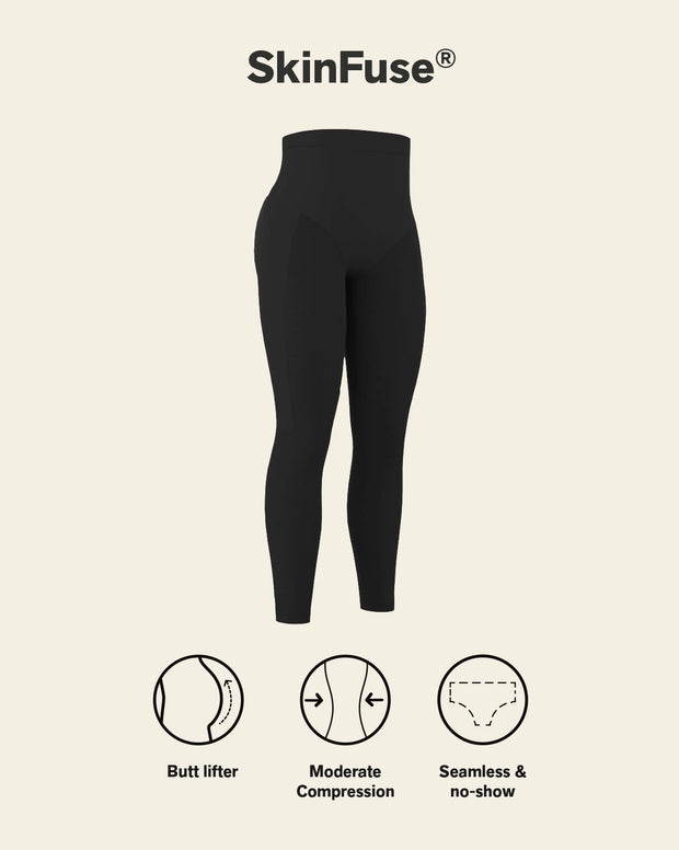 Invisible high-waisted capri shaper