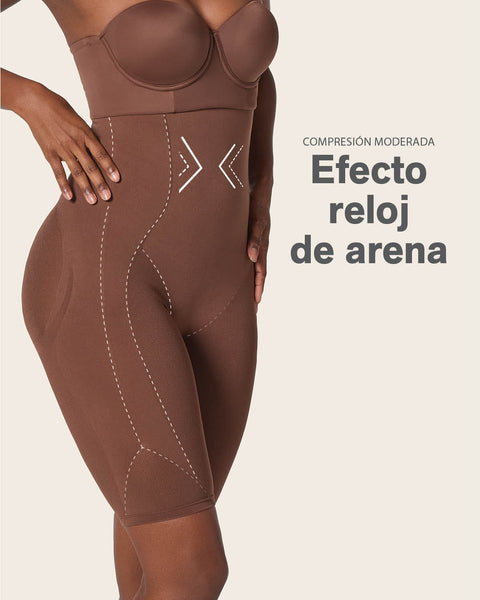 Invisible Extra High-Waisted Shaper Short#color_875-dark-brown