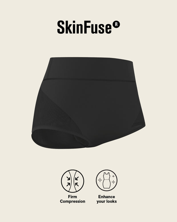 High-waisted classic smoothing brief