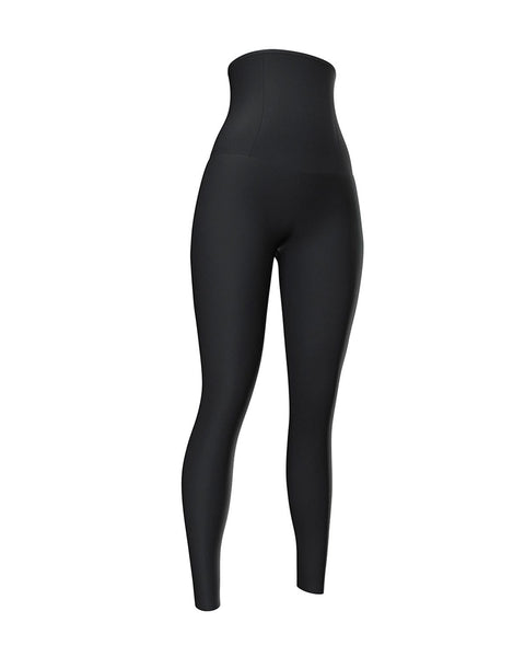 Leonisa Extra high waisted firm compression legging Dark Brown :  : Fashion