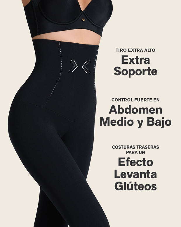 Extra high waisted firm compression legging