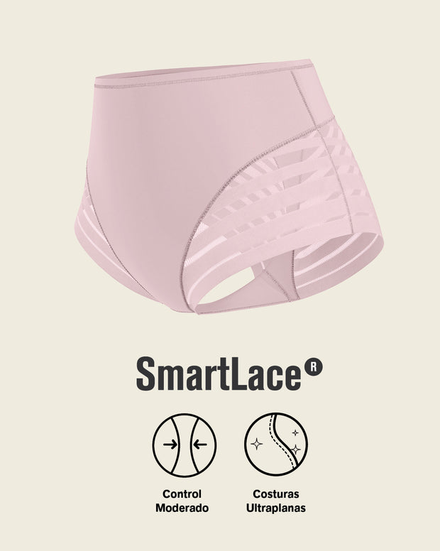 Lace stripe undetectable classic shaper panty