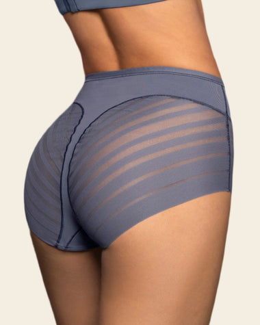 Lace Classic Shaper Panty#color_525-blue