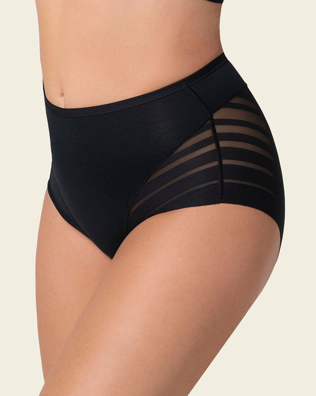 2-Pack Stripe Undetectable Lace Classic Shaper Panties