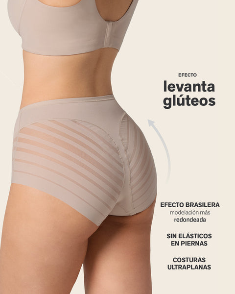 Lace Classic Shaper Panty#color_802-nude