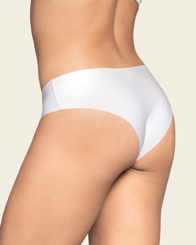 Smooth cotton hiphugger panty#color_000-white