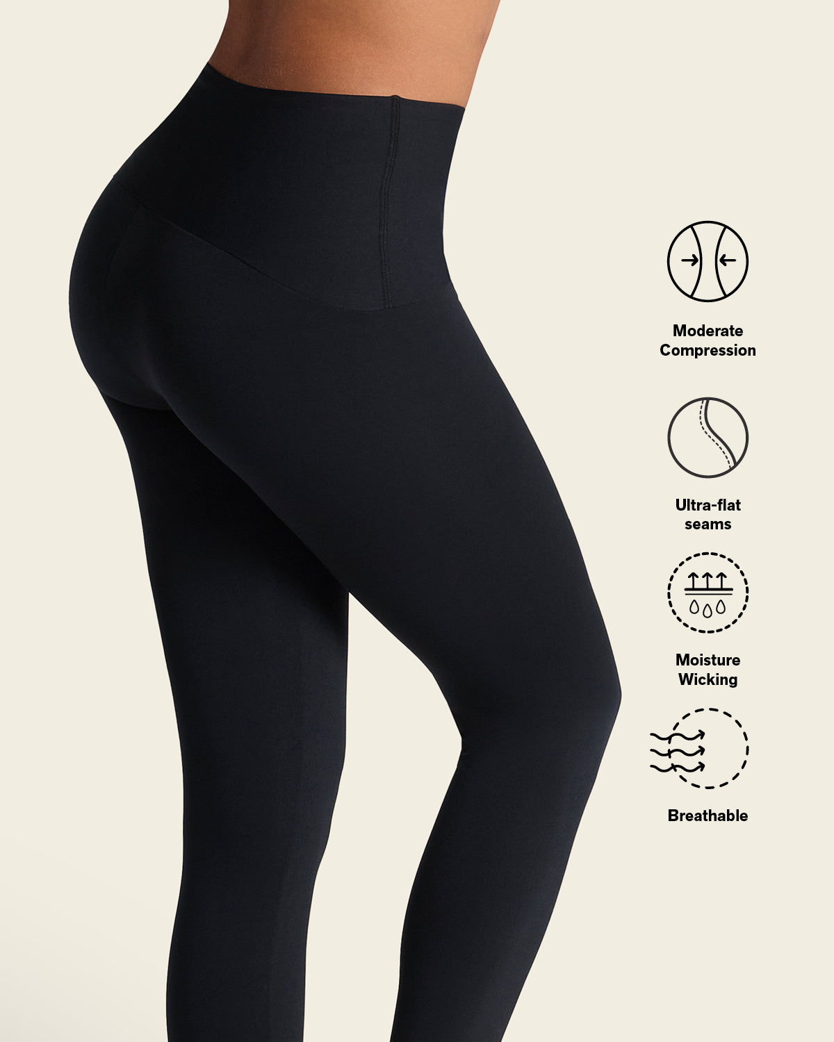 Super-Soft Dual Compression Legging | Leonisa