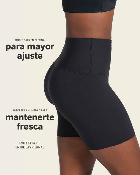 Firm High-Waisted Shaper Slip Short#color_700-black