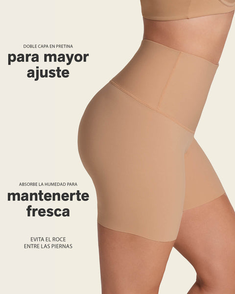 Firm High-Waisted Shaper Slip Short#color_801-golden-beige
