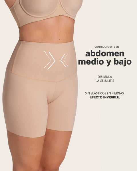 Firm High-Waisted Shaper Slip Short#color_802-nude