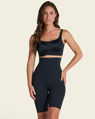 Extra high waisted firm shaper short#color_700-black