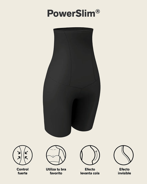 Extra high waisted firm shaper short#color_700-black