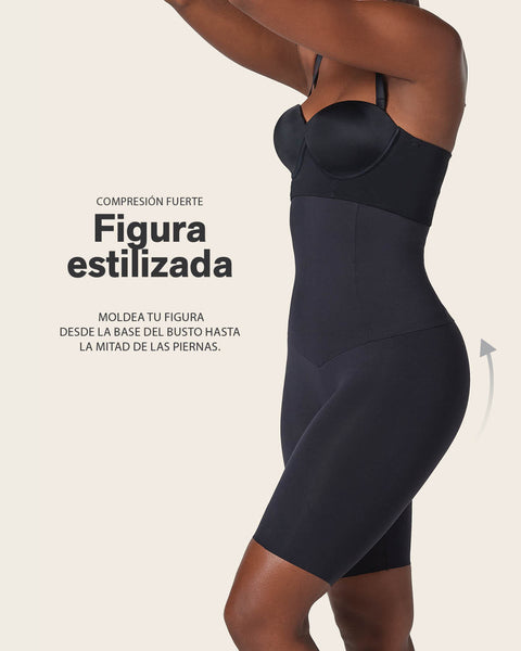 Extra High Waisted Firm Shaper Short#color_700-black