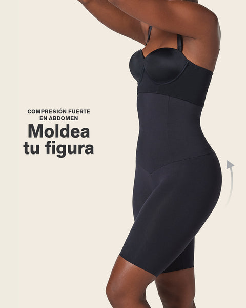 Extra high waisted firm shaper short#color_700-black