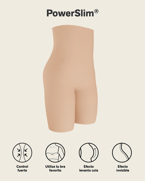 Extra High Waisted Firm Shaper Short#color_801-golden-beige