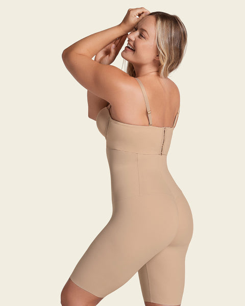 Extra High Waisted Firm Shaper Short#color_801-golden-beige
