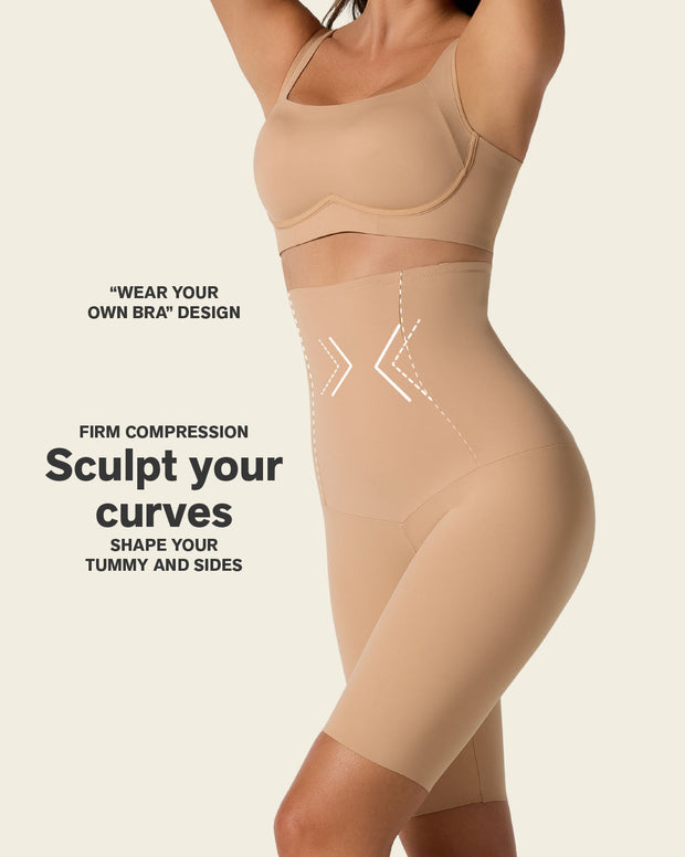 Extra High Waisted Firm Shaper Short