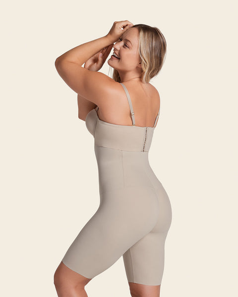 Extra high waisted firm shaper short#color_802-nude
