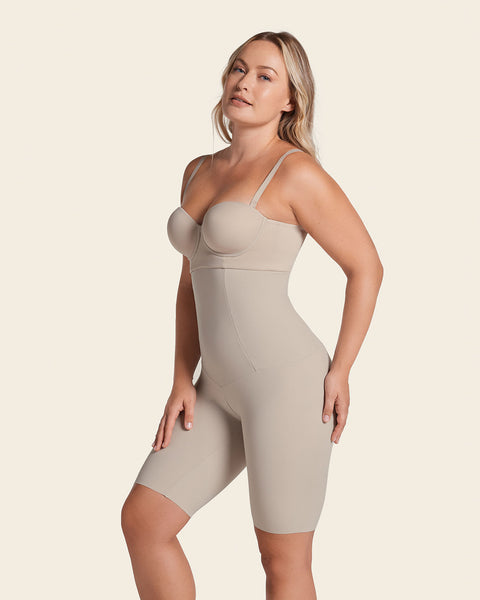 Extra high waisted firm shaper short#color_802-nude