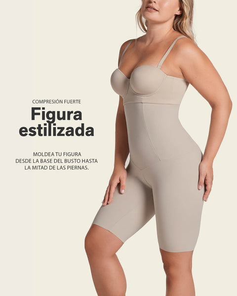 Extra High Waisted Firm Shaper Short#color_802-nude