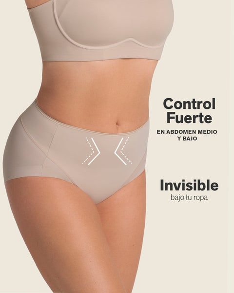 High-cut seamless shaper panty#color_802-nude