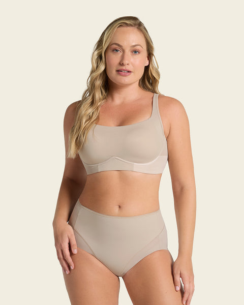 High-cut seamless shaper panty#color_802-nude