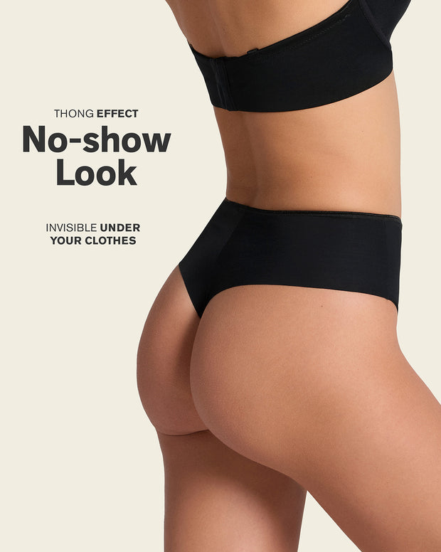 Seamless thong shaper panty