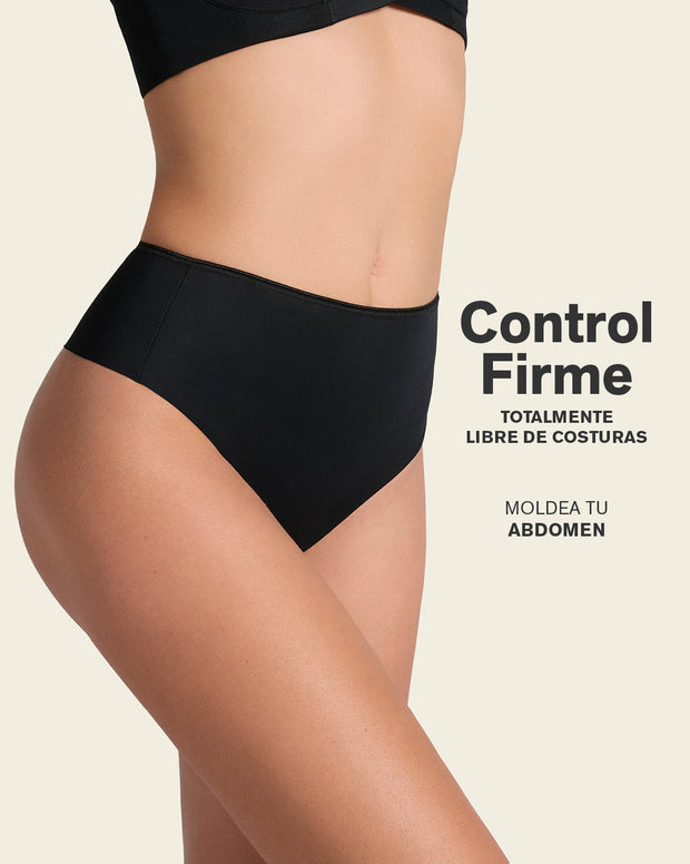Seamless thong shaper panty