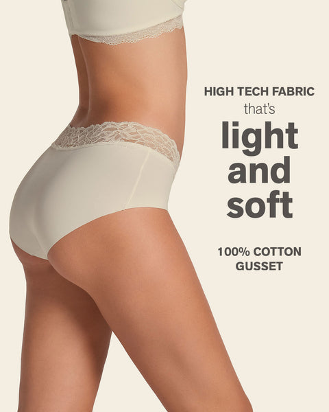 Ultra light lace trim hipster panty#all_variants