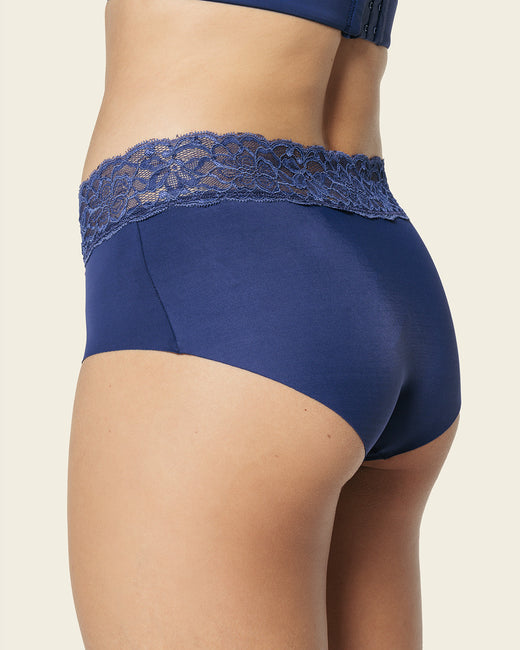 Ultra light lace trim hipster panty#color_536-dark-blue