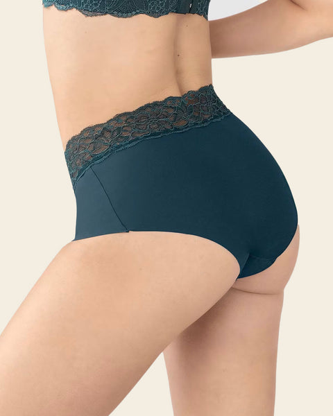 Ultra Light Lace Trim Hipster Panty#color_650-dark-green