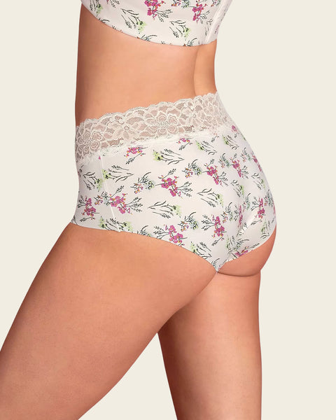 Ultra Light Lace Trim Hipster Panty#color_a52-floral-print