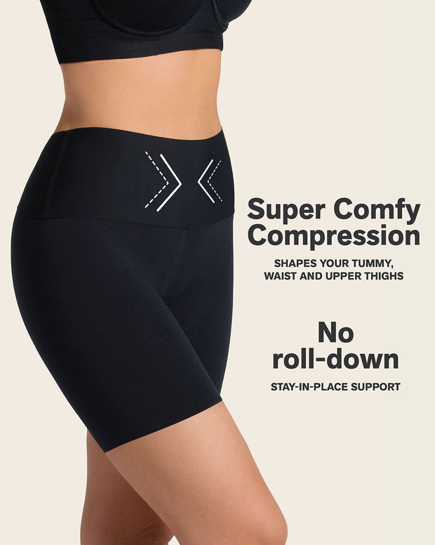 High Profile Bra & PowerStay Short in Black