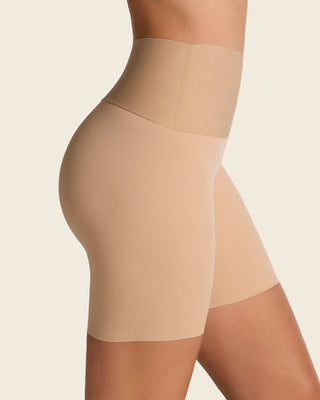 Stay-in-place seamless slip short#color_801-golden-beige