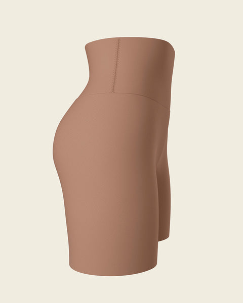 Stay-in-place seamless slip short#
