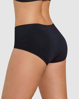24-Hour classic light flow period panty#color_700-black