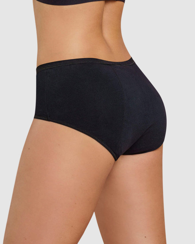 24-Hour classic light flow period panty#color_700-black