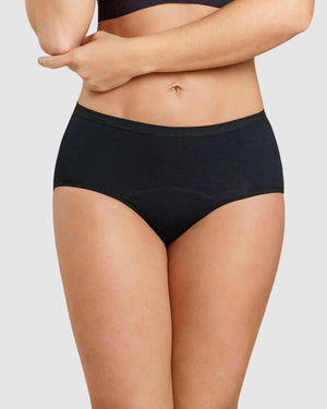 24-Hour classic light flow period panty#color_700-black